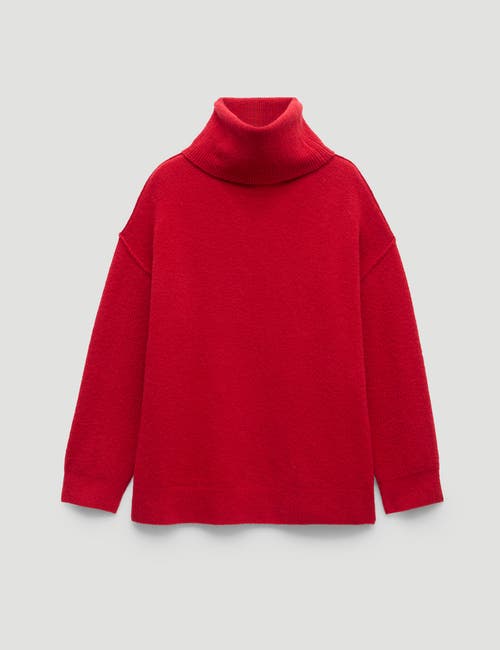 Hush Meryl Roll Neck Sweater In Red
