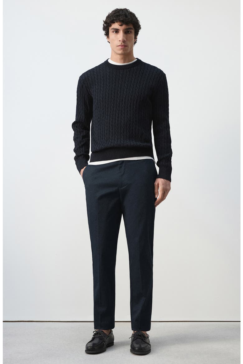 Dublino Slim Fit Chinos, Alternate, color, NAVY
