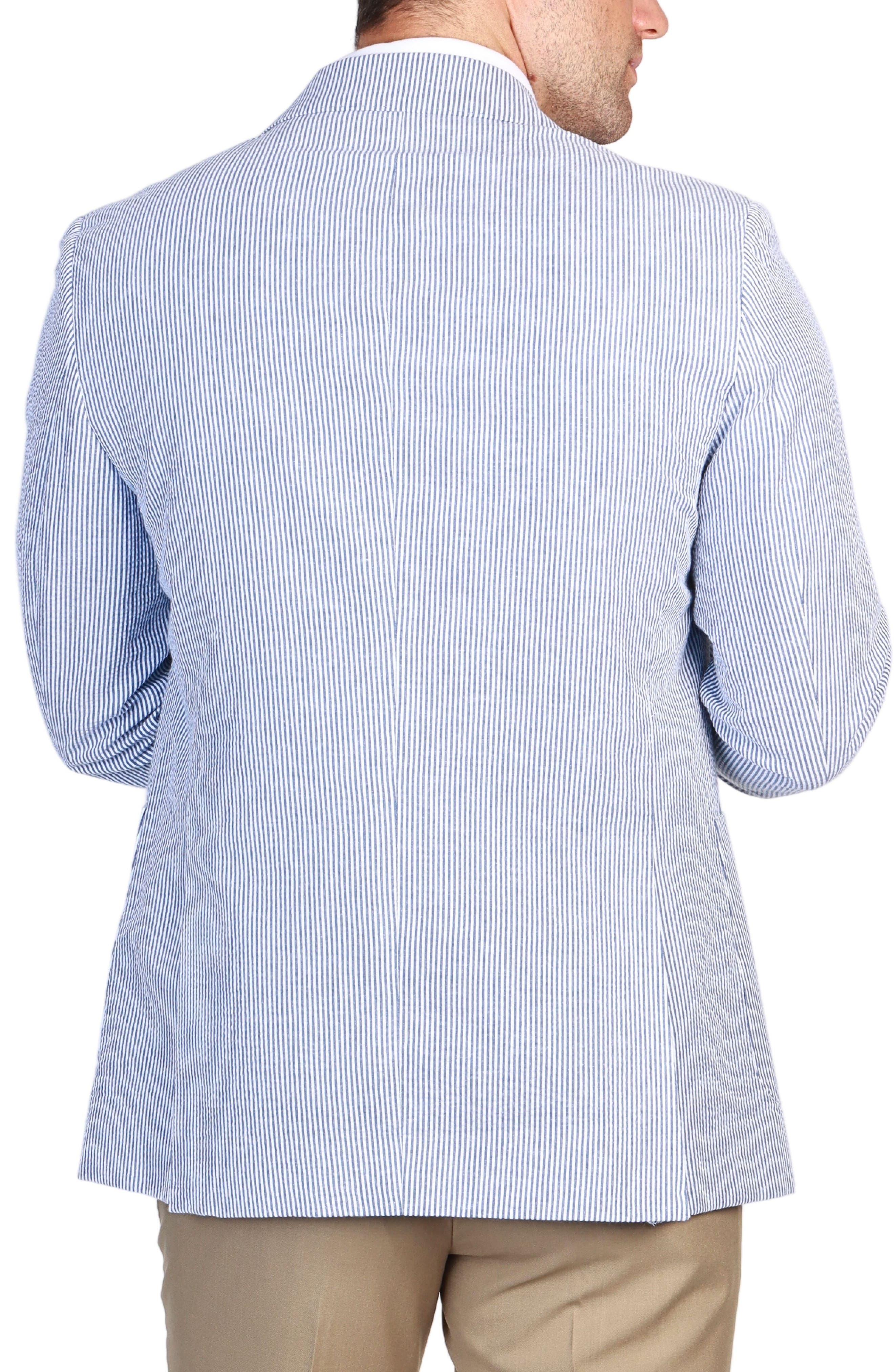 Stripe Seersucker Sport Coat - image 2