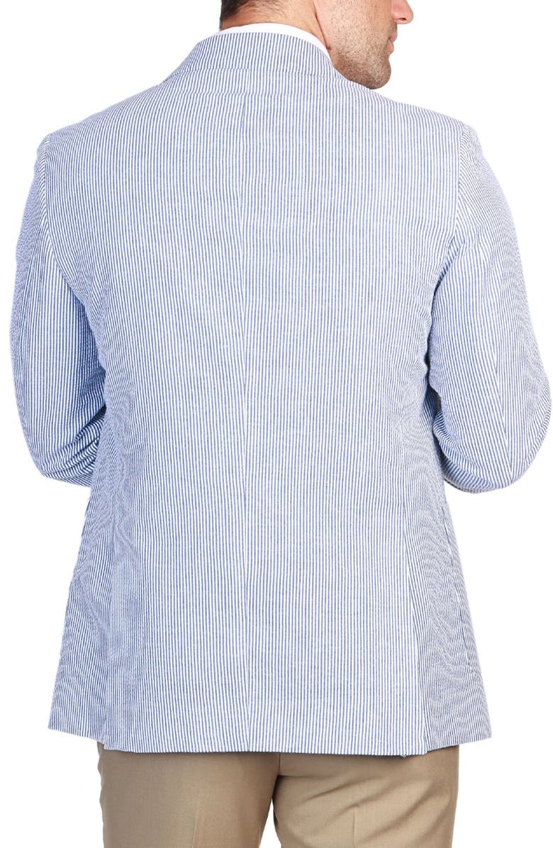 TailorByrd Stripe Seersucker Sport Coat, Alternate, color, 