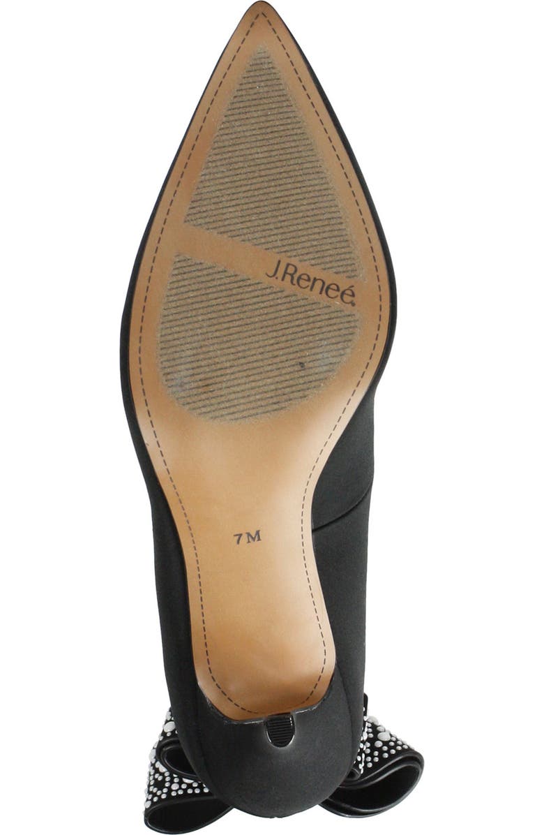 J. Reneé Zenata Bow Pointed Toe Pump, Alternate, color,