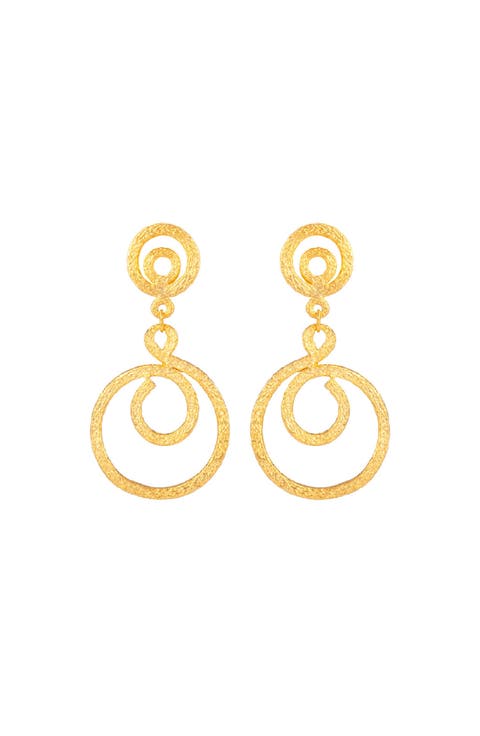 1980s Vintage Stylised Clip-On Earrings