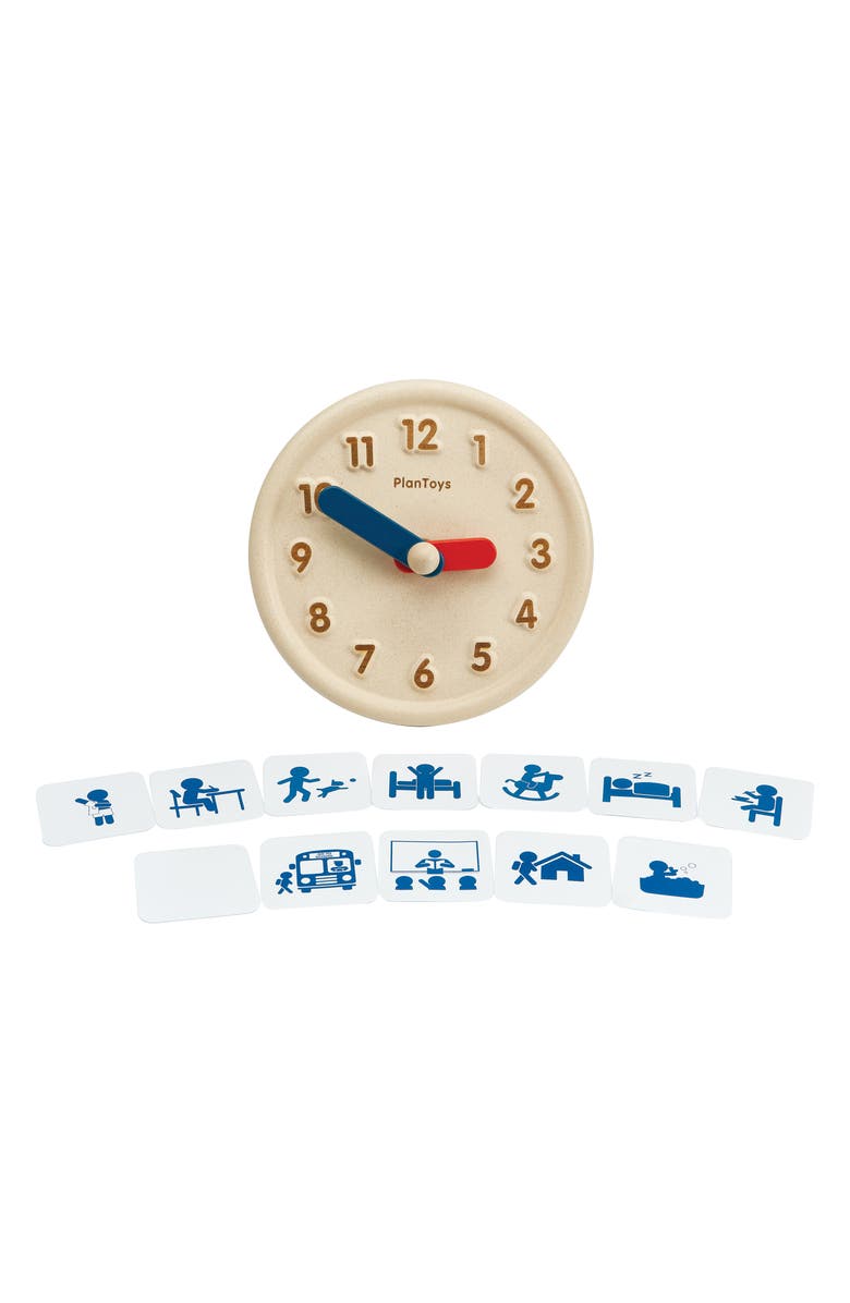PlanToys<sup>®</sup> Activity Clock, Alternate, color, Assorted
