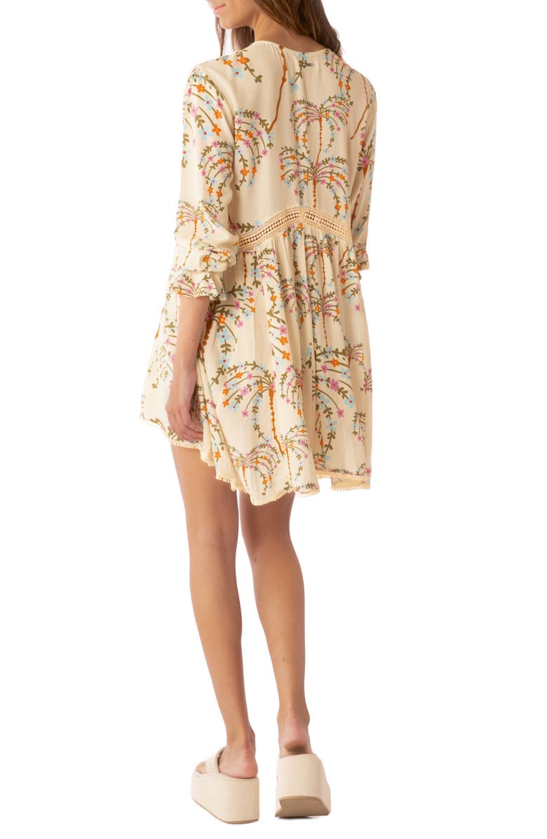 Maaji Boho Cover-Up Dress, Alternate, color, Open White