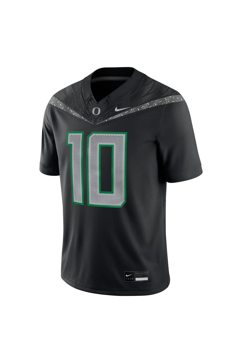 Men's Nike Justin Herbert Black Oregon Ducks Alumni Game Jersey, Alternate, color, Black