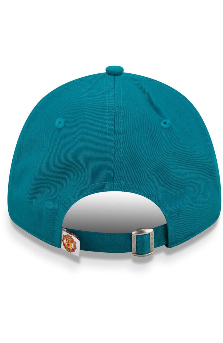 New Era Men's New Era Turquoise Manchester United Seasonal 9FORTY Adjustable Hat, Alternate, color, Turquoise