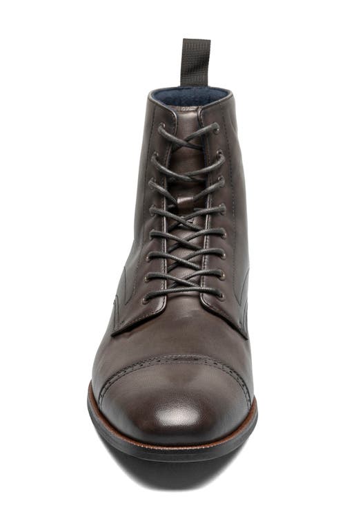 Stacy Adams Henry Cap Toe Boot In Gray