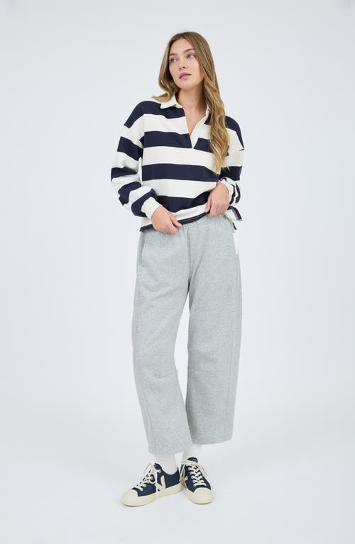 BLU PEPPER BLU PEPPER RUGBY STRIPE LONG SLEEVE TOP