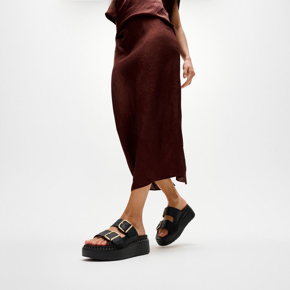 FitFlop Gen-FF Max Buckle Sandal, Alternate, color, All Black