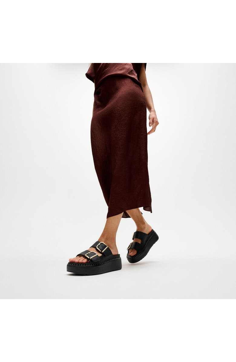 FitFlop Gen-FF Max Buckle Sandal, Alternate, color, All Black