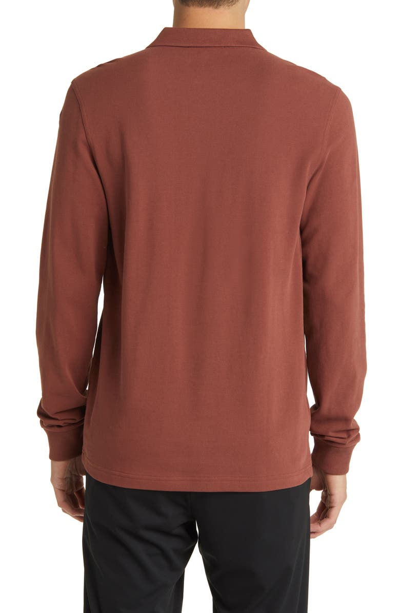 Fred Perry Long Sleeve Piqué Polo, Alternate, color, 