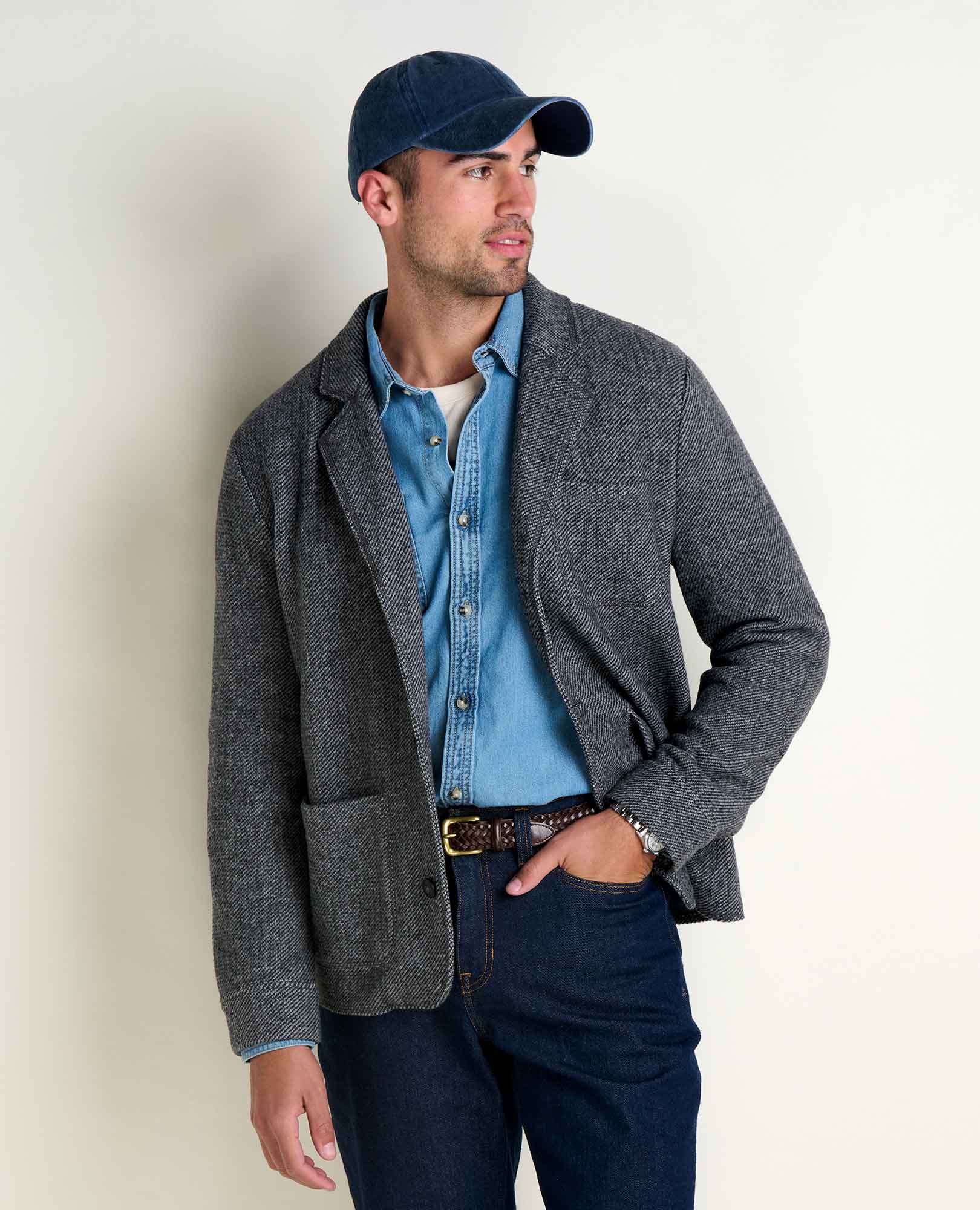 selected Heather Grey Twill