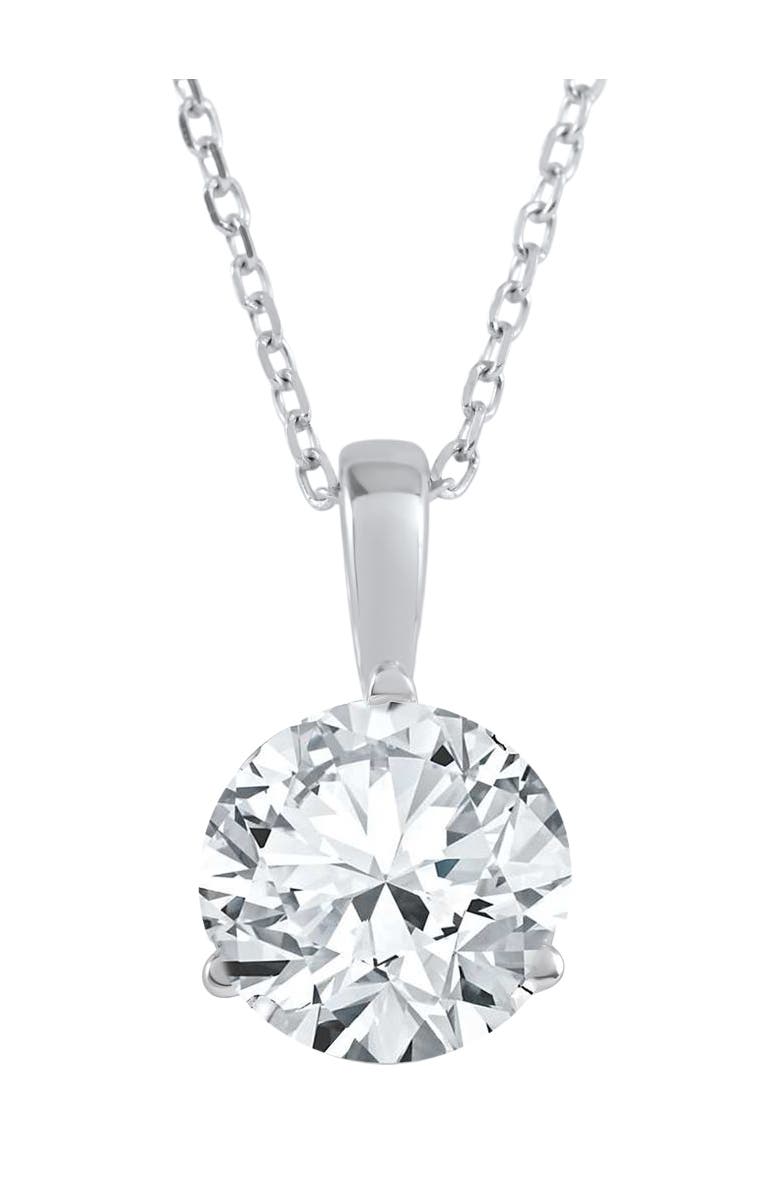 Bliss Diamond 1 1/2 ct Solitaire Lab Grown Diamond Pendant available in 14K, Main, color, 