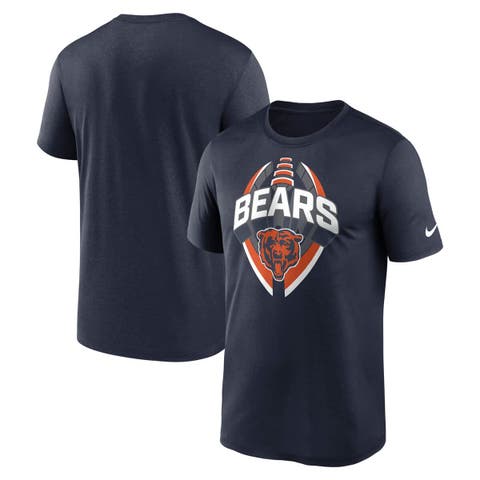 Men's Nike Navy Chicago Bears Big & Tall Primetime Legend Icon Performance T-Shirt