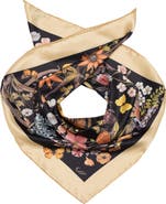 Elizabetta Flora - Hand Rolled Silk Foulard for Women