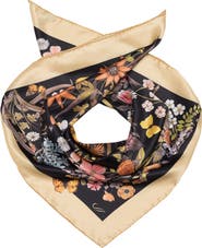 Elizabetta Flora - Hand Rolled Silk Foulard for Women
