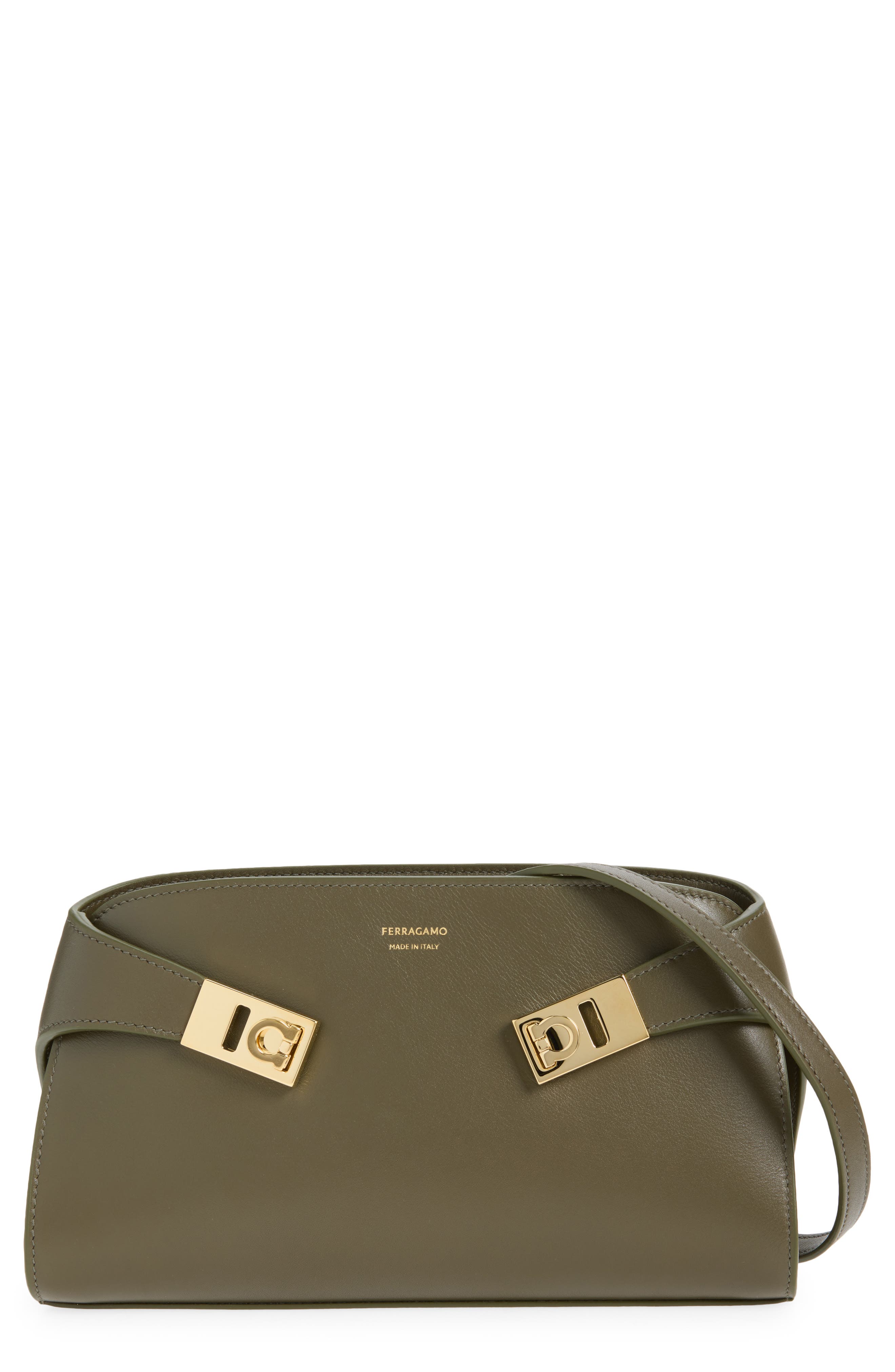 Hug Soft Leather Convertible Bag, Main, color, NEW OLIVE