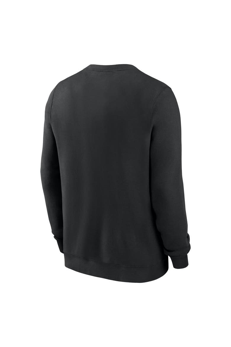 Men's Nike Black Kentucky Wildcats Primetime Fleece Pullover Sweatshirt, Alternate, color, Black
