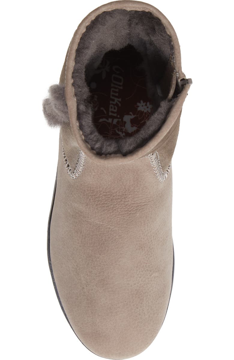 OluKai Paina Hulu Waterproof Genuine Shearling Lined Boot, Alternate, color,