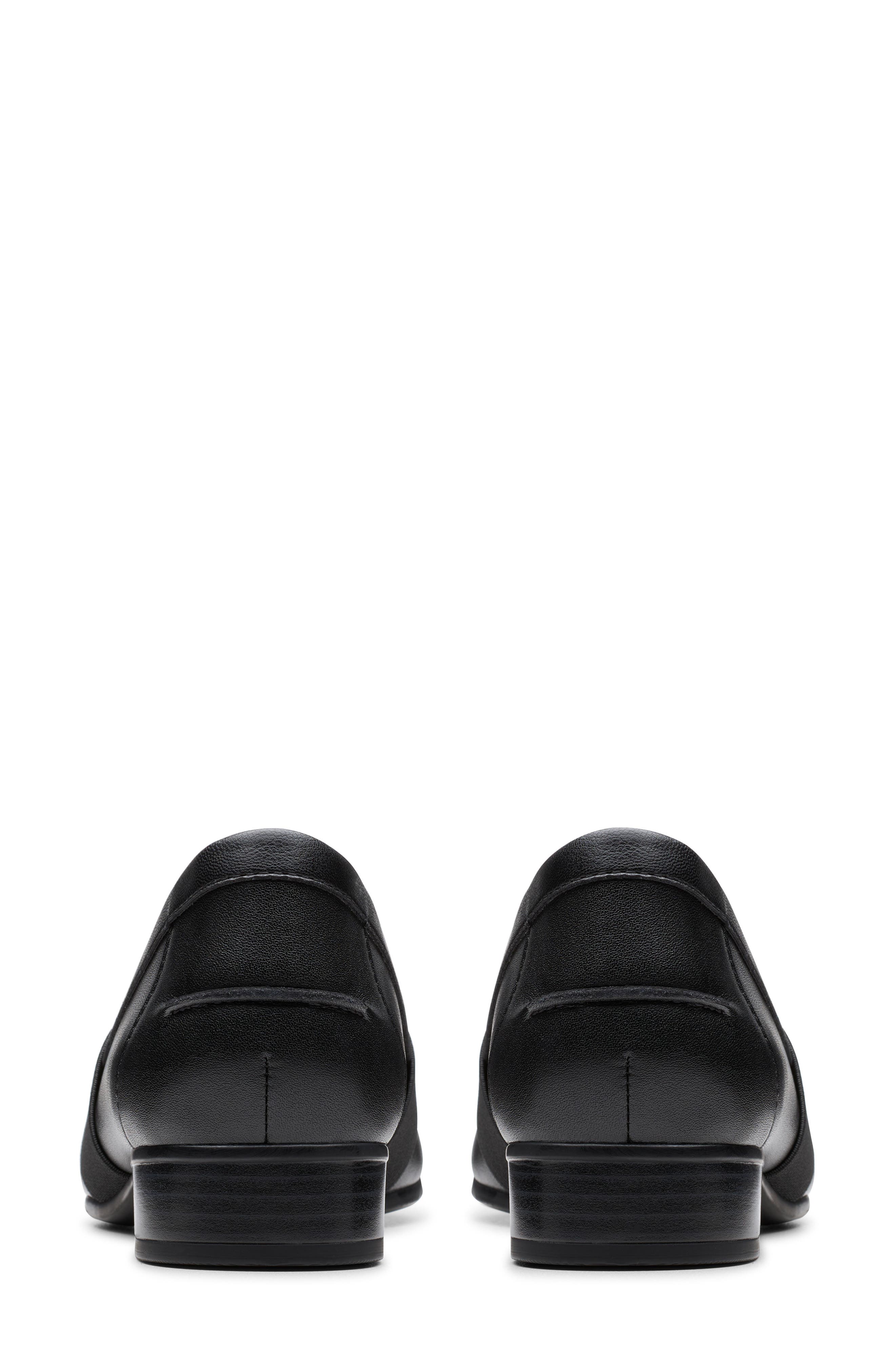 Clarks<sup>®</sup> Julilet Beat Loafer, Alternate, color, Black Leather