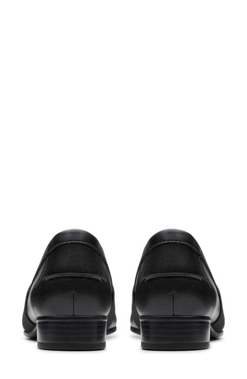 Clarks Women's Juliet Beat Slip-on Loafers In Black