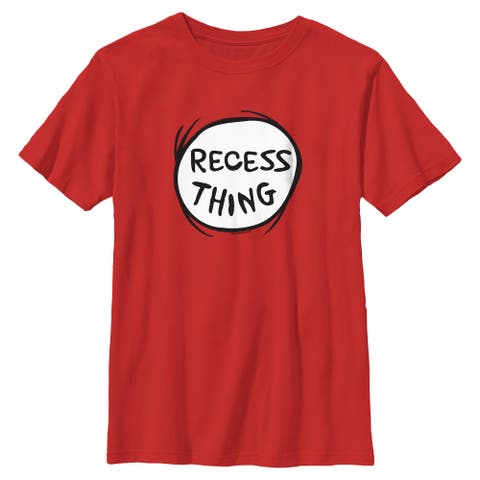 Boy's Dr. Seuss Recess Thing Badge  Graphic T-Shirt