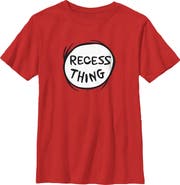 Dr. Seuss Boy's Dr. Seuss Recess Thing Badge Graphic T-Shirt