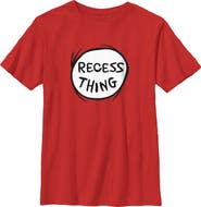Dr. Seuss Boy's Dr. Seuss Recess Thing Badge Graphic T-Shirt