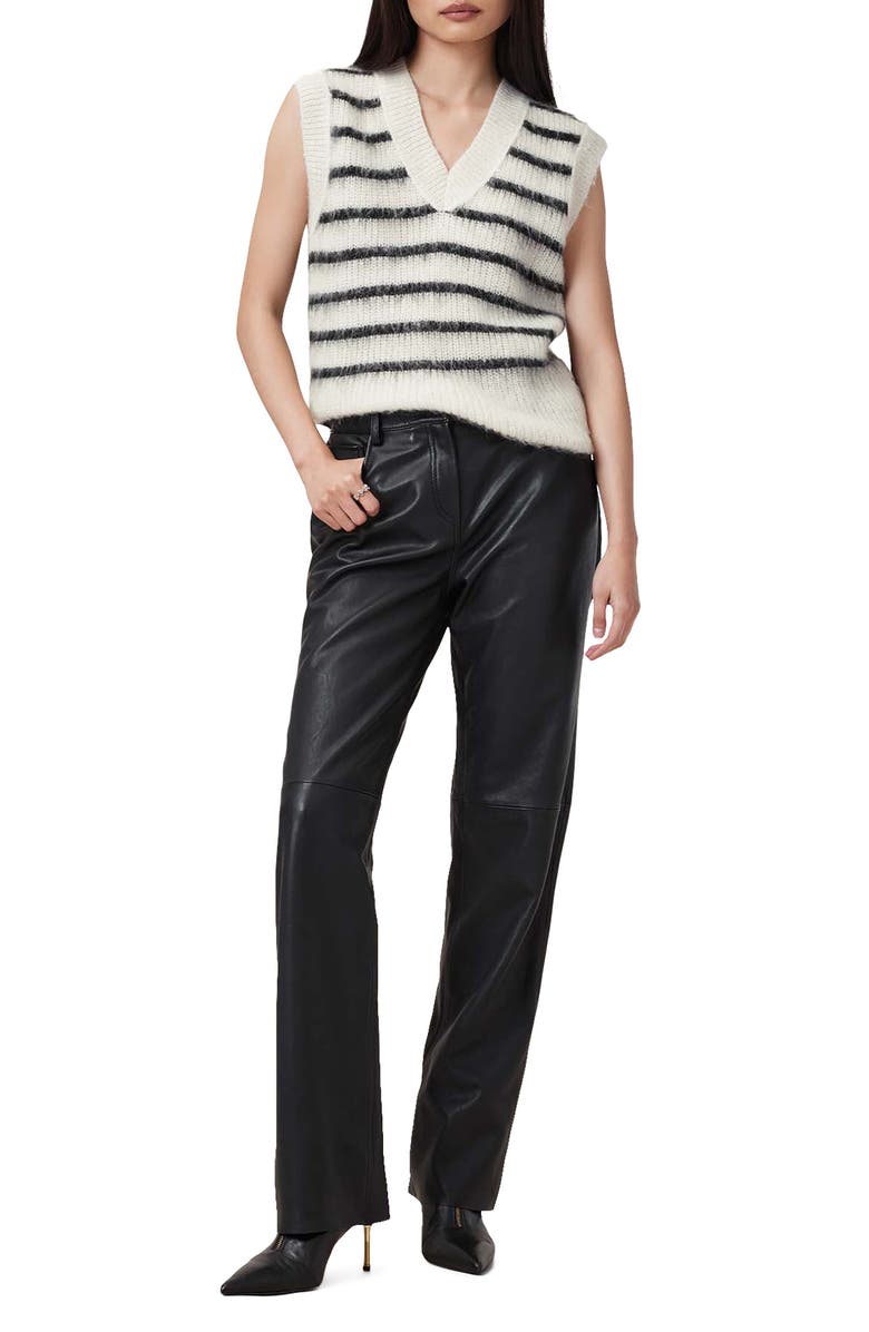 AllSaints Riga Sweater Tank, Alternate, color, 