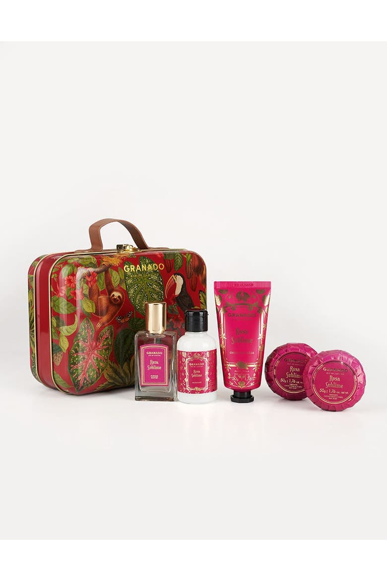 Scented Suitcase Rosa Sublime, Alternate, color, Clear