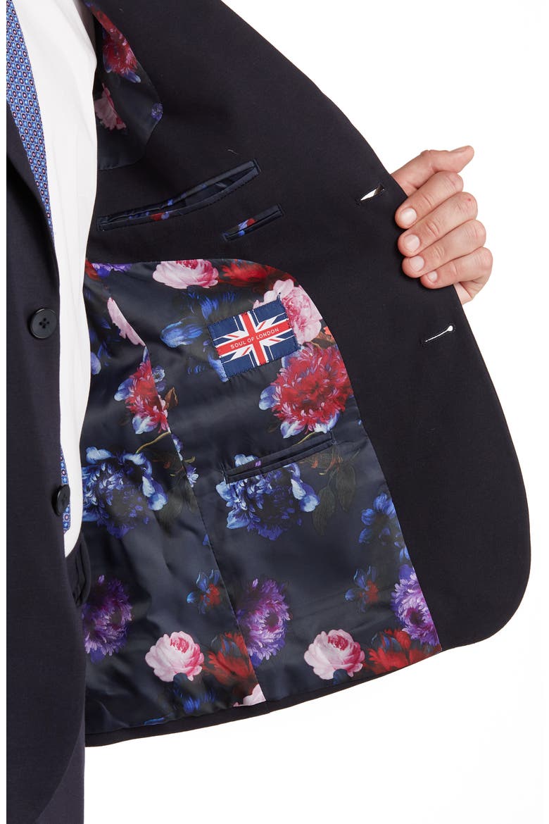 Solid Jersey Suit, Alternate, color, NAVY