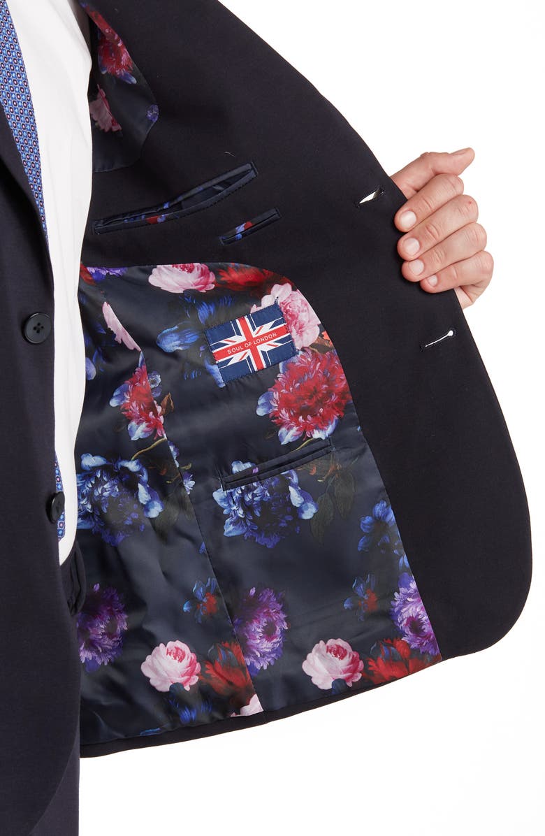 Solid Jersey Suit Jacket