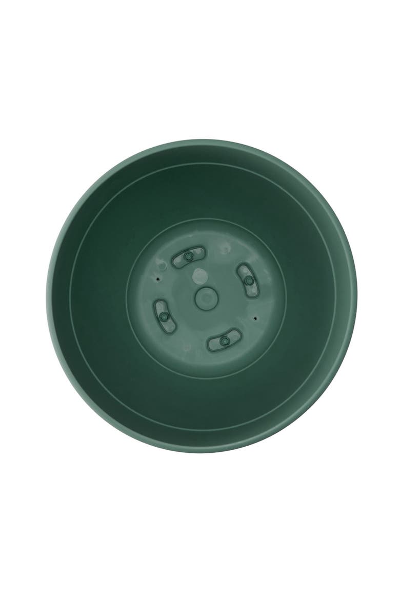 16 Inch Dayton Planter With Saucer, Turtle Green, Alternate, color, Green