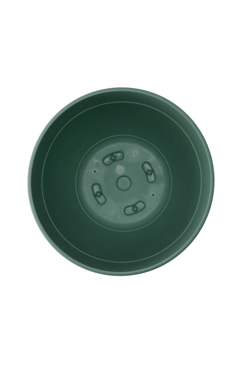 Bloem 16 Inch Dayton Planter With Saucer, Turtle Green, Alternate, color, Green