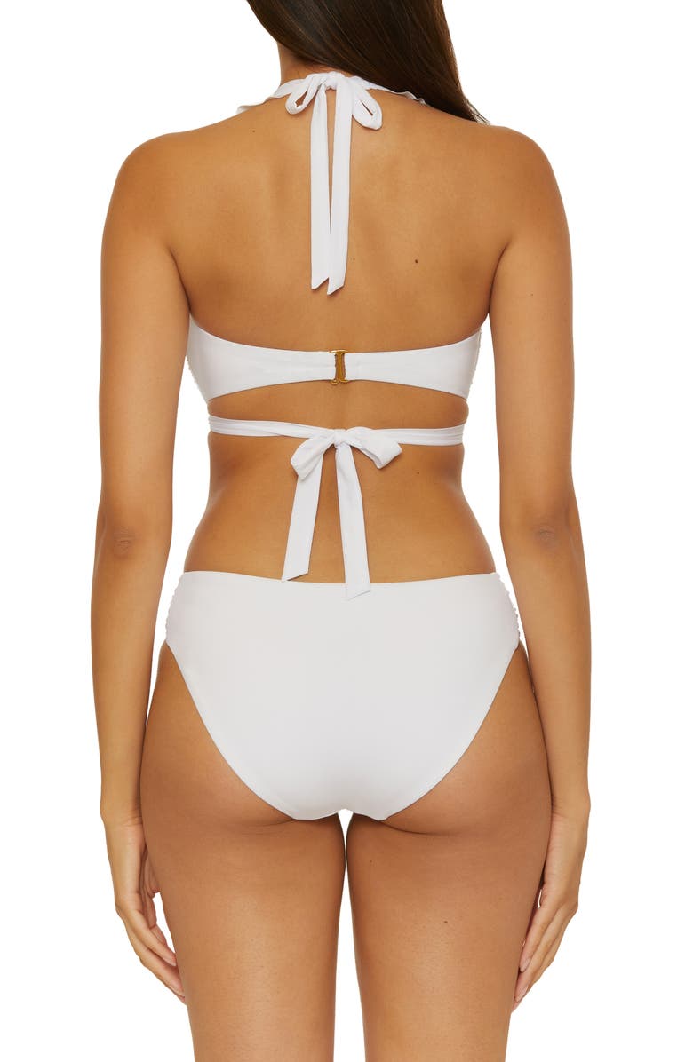 Soluna Buckle Up Bikini Bottoms, Alternate, color, White