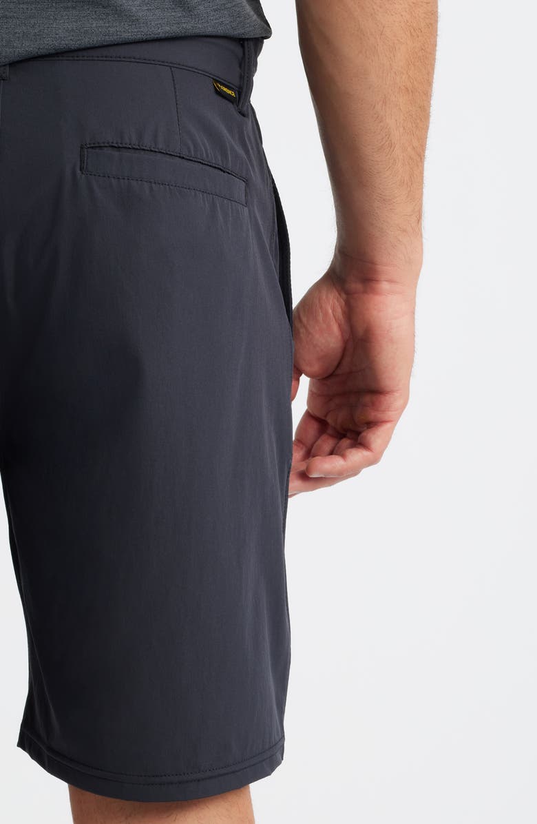 Florence All-Purpose Stretch Nylon Hybrid Shorts, Alternate, color, Black