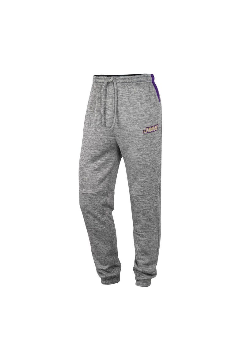 Men's Colosseum Gray James Madison Dukes Worlds to Conquer Sweatpants, Alternate, color, Gray