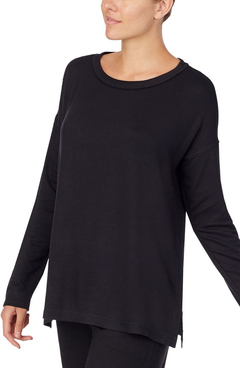 Donna Karan New York Long Sleeve Pajama T-Shirt, Alternate, color, 