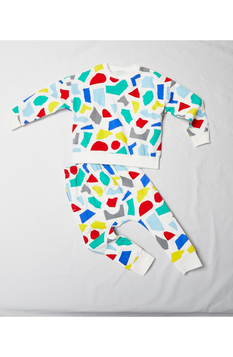 Open Edit Mosaic Print Sweatshirt, Alternate, color, 