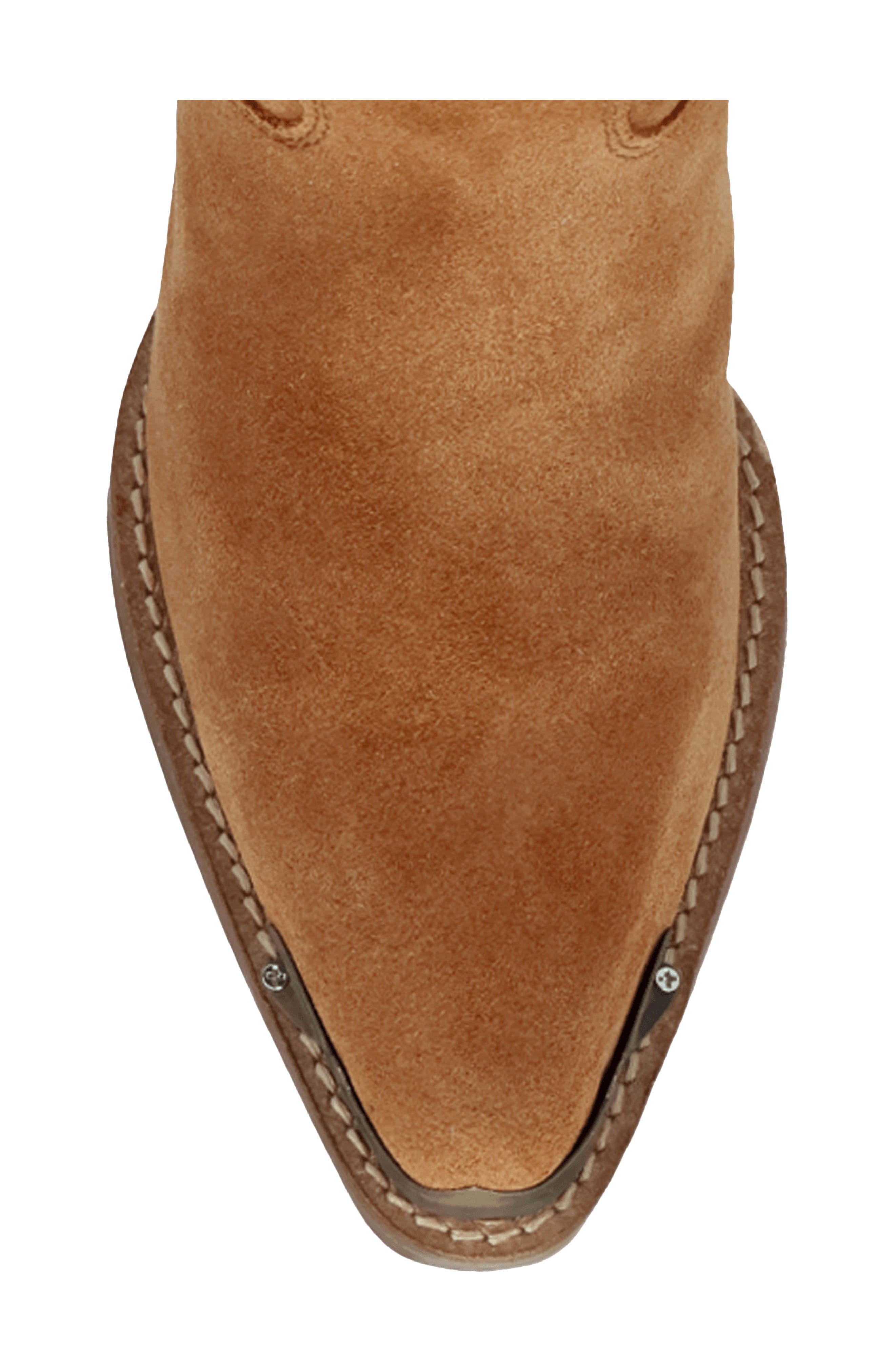 Texas Charm Genuine Calf Hair Bootie, Alternate, color, CAMEL