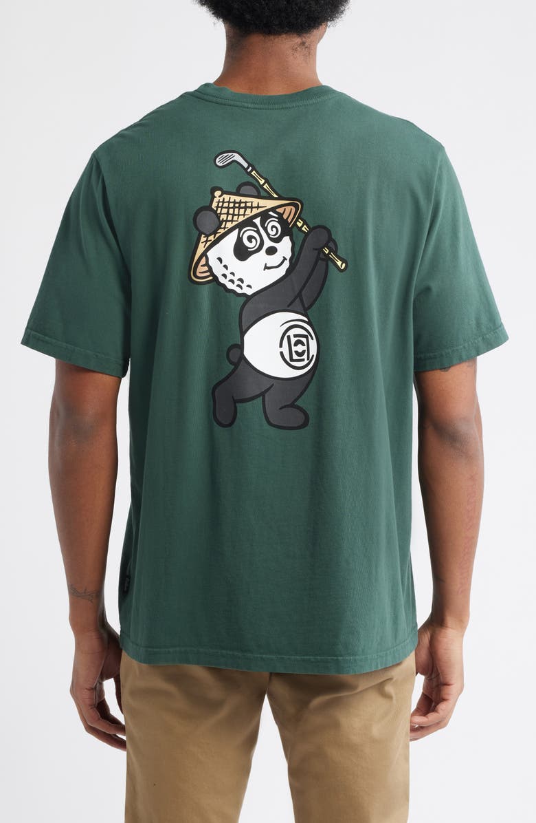 Malbon Golf Bermuda Clot Cotton Graphic T-Shirt, Alternate, color, Green