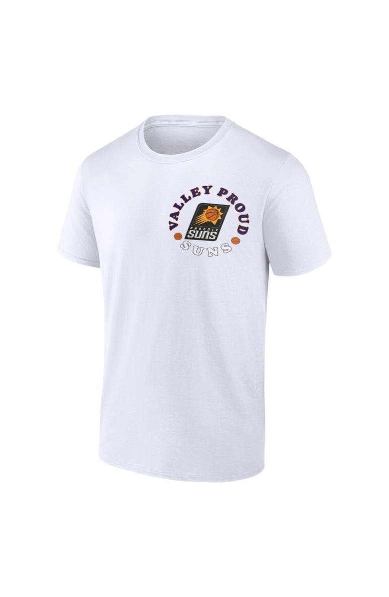 FANATICS Men's Fanatics Branded White Phoenix Suns Street Collective T-Shirt, Alternate, color, White