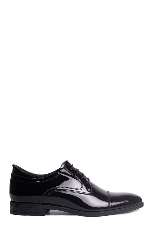 Marc Joseph New York Baker Street Hands Free Technology Leather Cap Toe Dress Oxford In Black