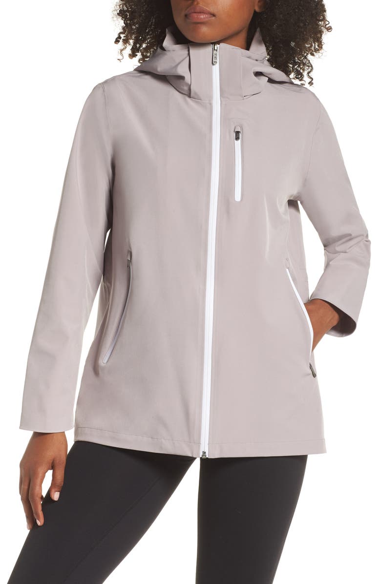 Zella Right as Rain Water Resistant Jacket, Alternate, color, 