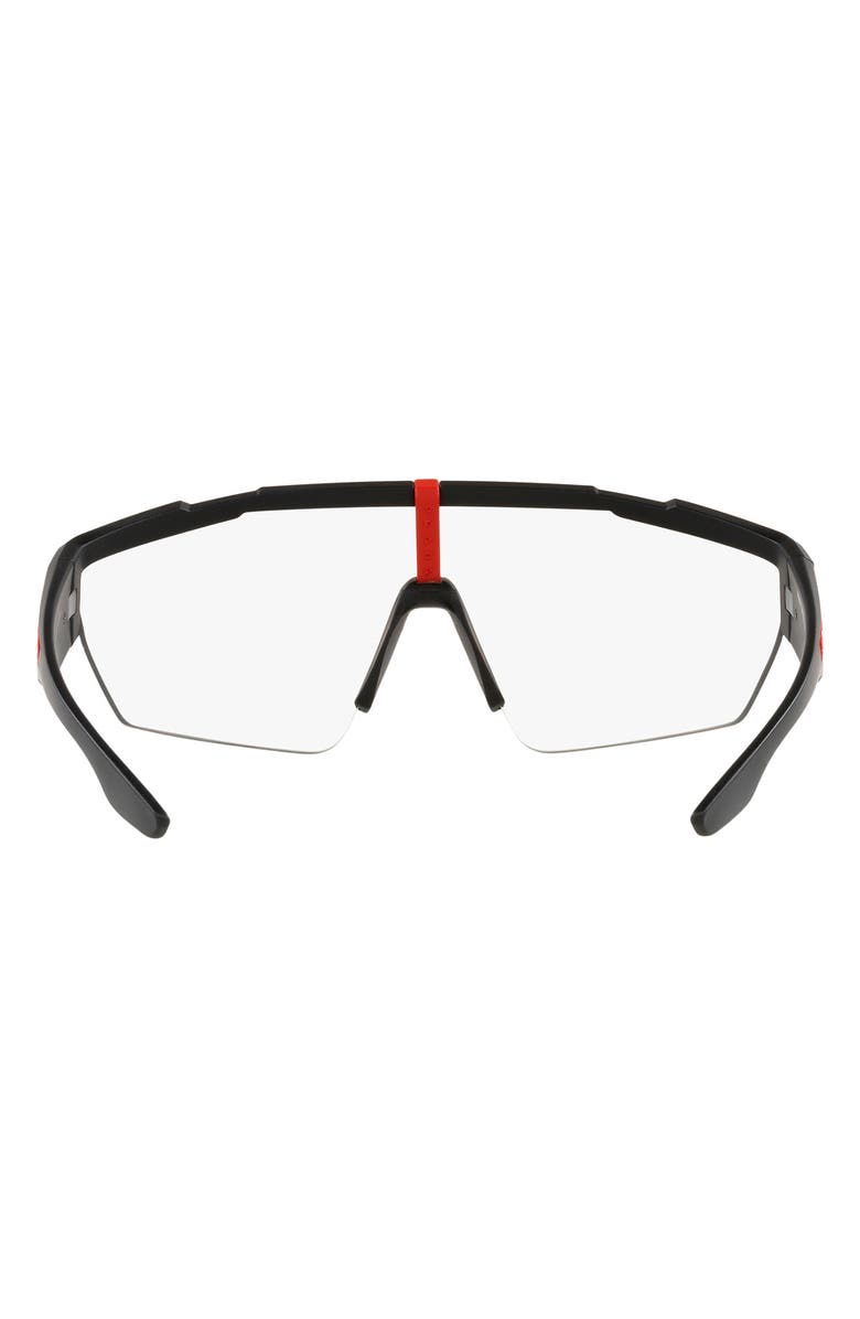 Prada Linea Rossa Shield Sunglasses, Alternate, color,