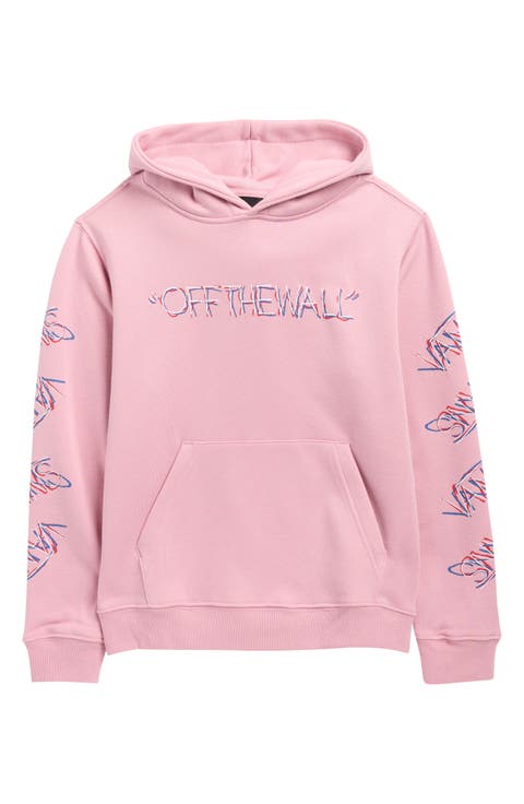 Kids' Scribbled Past Pullover Hoodie (Big Kid)