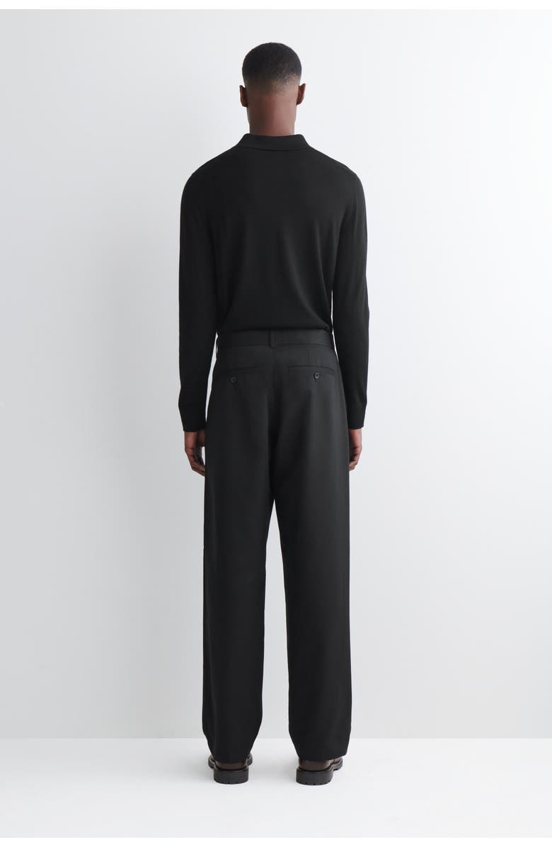 COS Cotton Straight-Leg Chinos, Alternate, color, Black