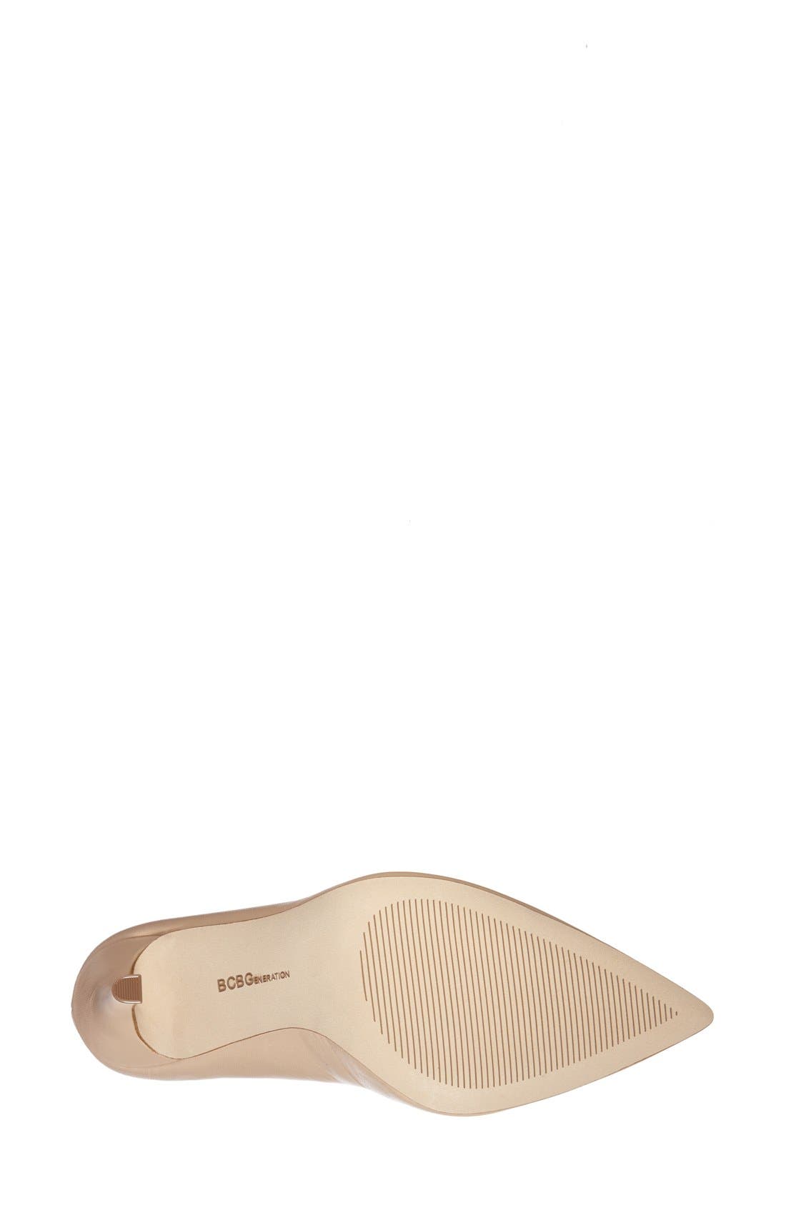 'Treasure' Pointy Toe Pump, Alternate, color, WARM SAND LEATHER