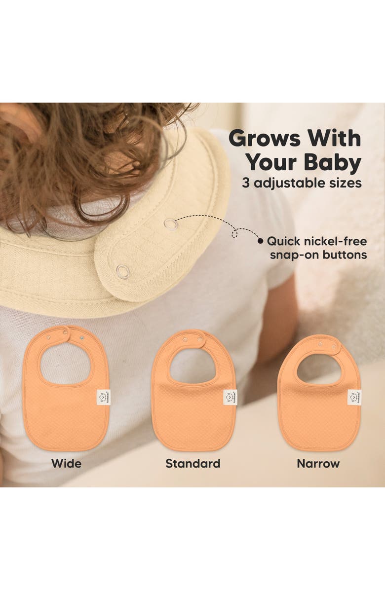 KeaBabies 8-Pack Quin Drool Bibs, Alternate, color, Driftwood