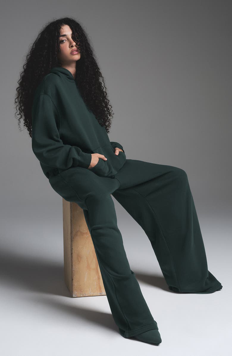 SKIMS Oversize Fleece Hoodie, Alternate, color, 